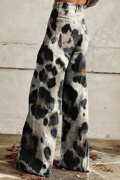 Cheetah | Pantaloni Boho Vintage con Stampa Chic