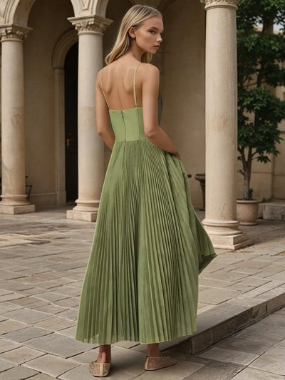Claudetta | Abito Midi Senza Maniche con Bustier