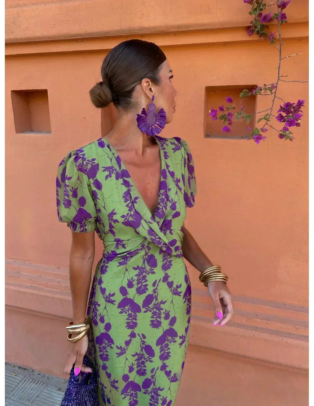 Melys | Abito Elegante Stampato