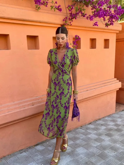 Melys | Abito Elegante Stampato
