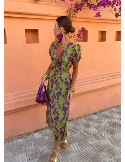 Melys | Abito Elegante Stampato