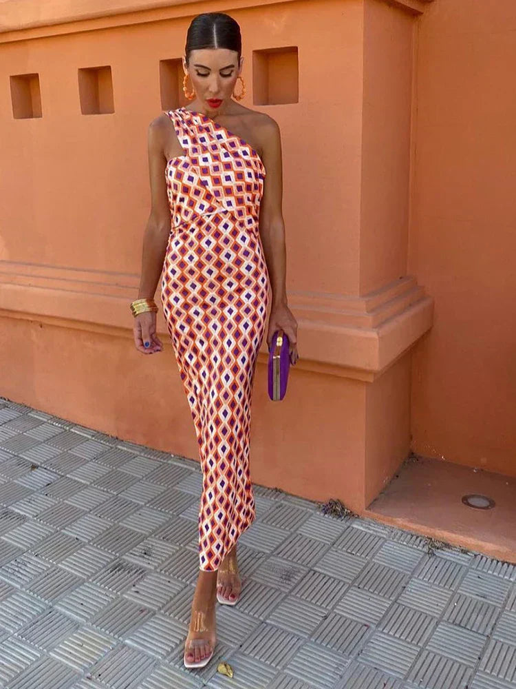 Irmgardi | Abito Elegante Monospalla