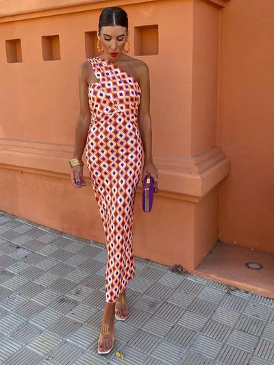 Irmgardi | Abito Elegante Monospalla
