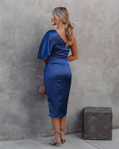 Dhalia | Abito Elegante Asimmetrico